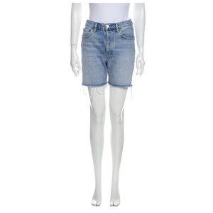 Agolde Denim Shorts Light Wash High Waisted Size 25